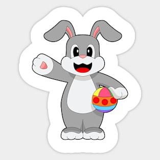 Rabbit Easter Easter egg Soccer Sticker